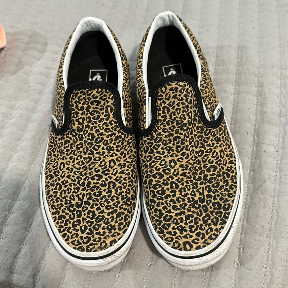 Cheetah print vans